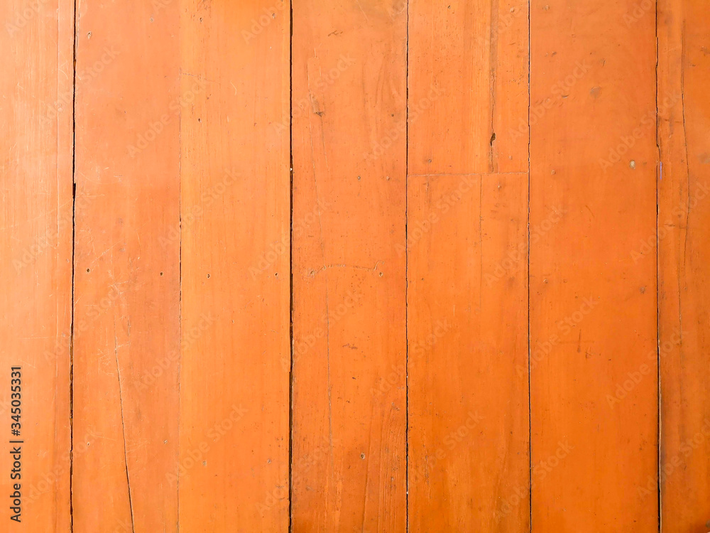 Golden teak Wooden floor in top view, natural background Golden teak Wooden floor in top view, natural background