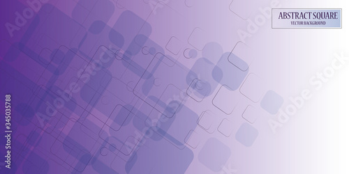 Wallpaper Mural Abstract square shapes purple background Torontodigital.ca