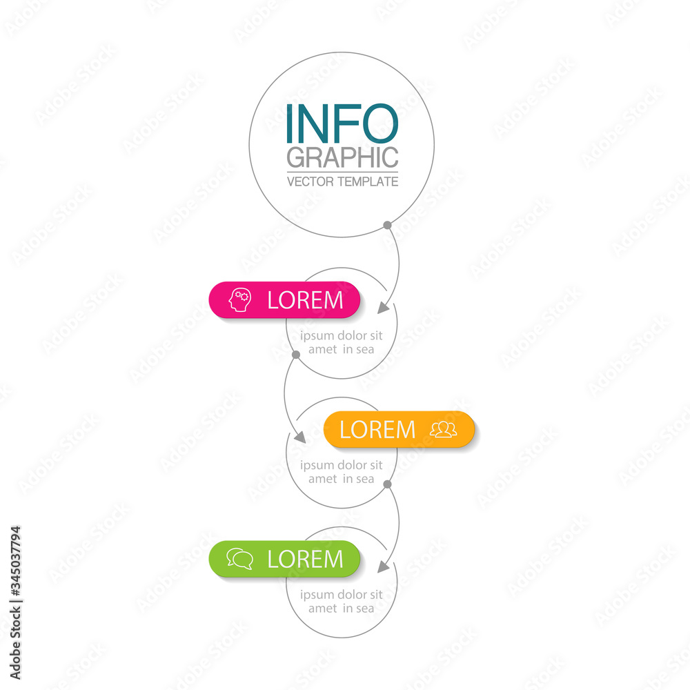 Vector iInfographic template for business, presentations, web design, 3 options. Vector iInfographic template for business, presentations, web design, 3 options.