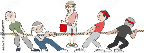 運動会／保護者の綱引き