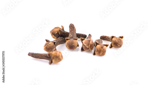 dry cloves an isolated on white background