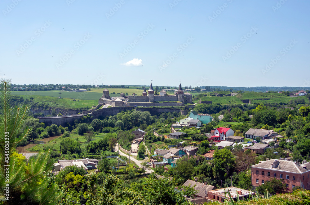 Medieval stone castle, Kamyanets-Podilsky, Ukraine