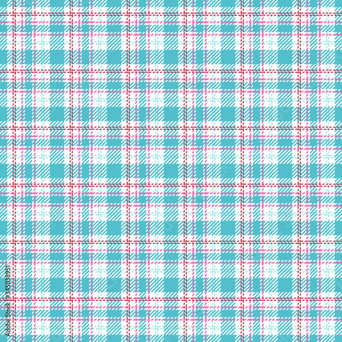 Plaid Seamless Pattern - Textured plaid repeating pattern design