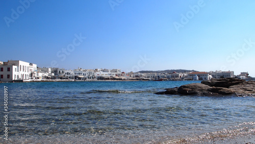 Aegean Sea around Mykonos Town