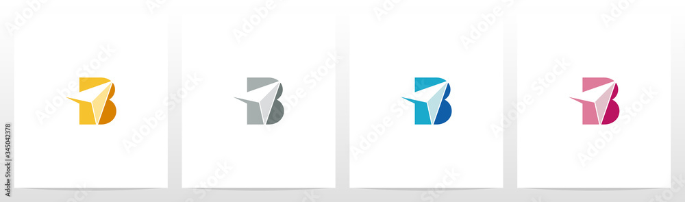 Arrowhead On Letter Logo Design B Arrowhead On Letter Logo Design B