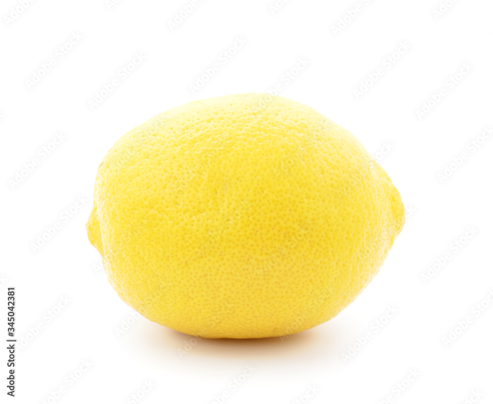 Ripe yellow lemon.