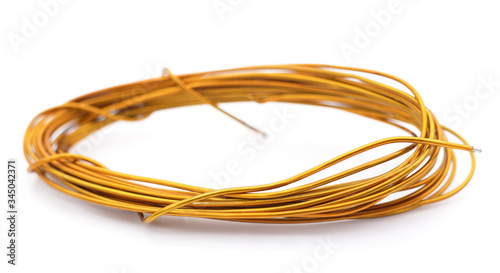 One copper wire.