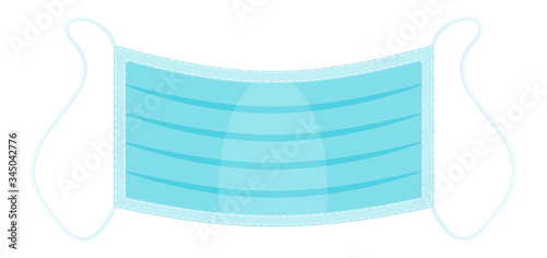 Vector medical face mask. Personal protective equipment.