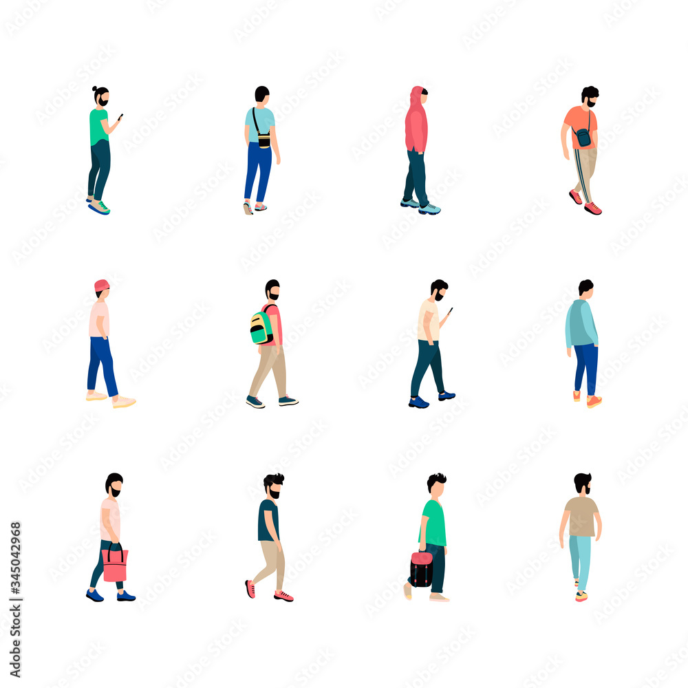 Walking Men Walking Men