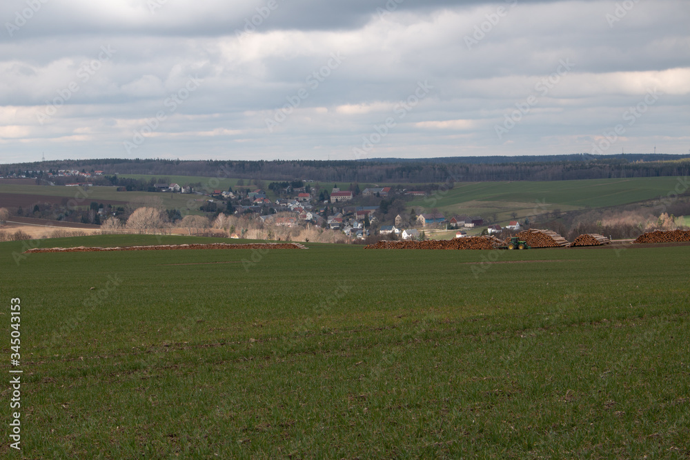 Obraz premium fields