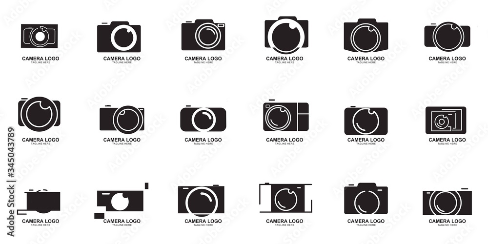 Set of Camera Logo design Set of Camera Logo design