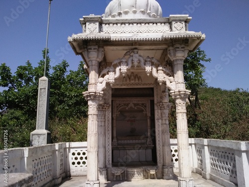 A small temple (tonk) constructed at Parsasnath Hill situated in Giridih district of Jharkhand. photo