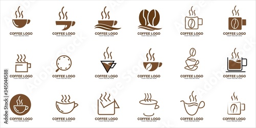 Set of Coffee logo design