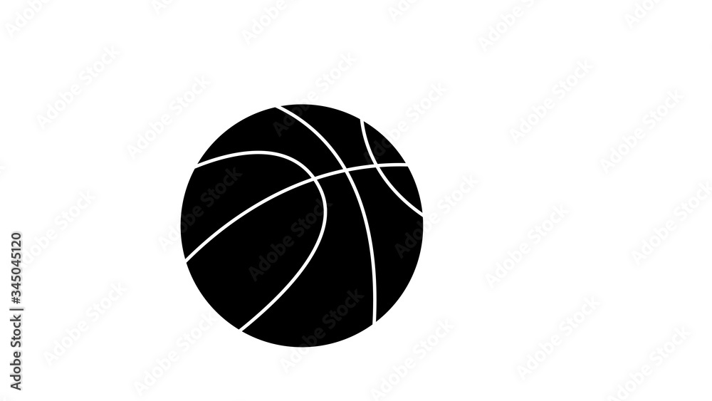 Basketball ball icon sports symbol Basketball ball icon sports symbol