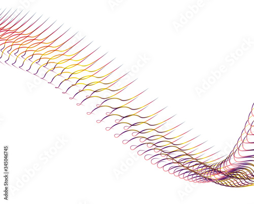 Abstract background blend wave line design for Wallpaper, Banner, Background, Card, Book Illustration, landing page