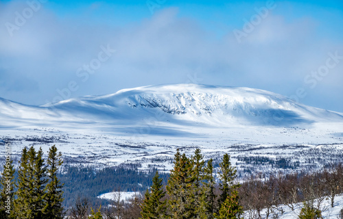 Winter landscape with drama...