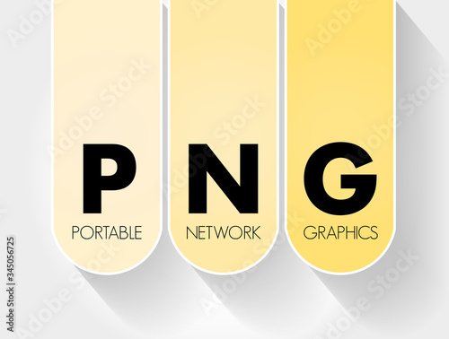 PNG - Portable Network Graphics acronym, technology concept background photo