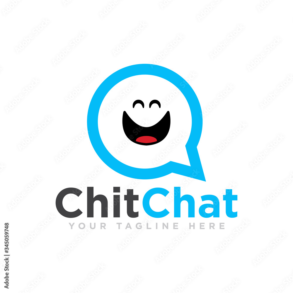 Chat Logo Design Vector Illustration Chat Logo Design Vector Illustration