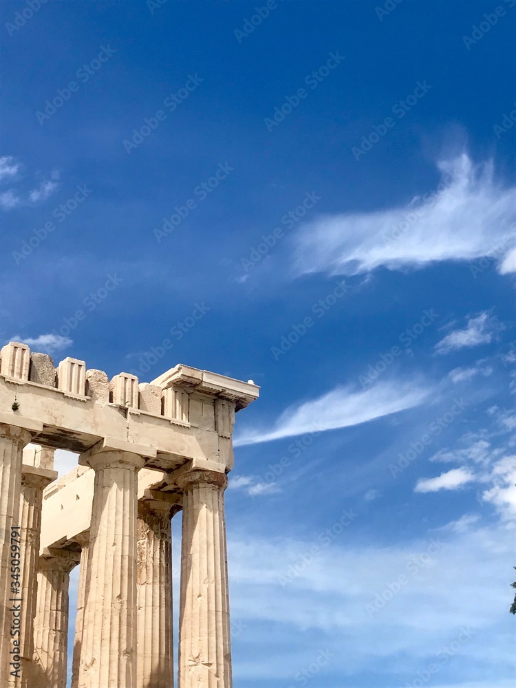 Parthenon, Temple to Athena on the Acropolis. Athens, Greece