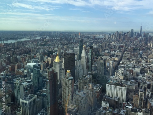 Fototapeta Naklejka Na Ścianę i Meble -  Aerial views of New York City