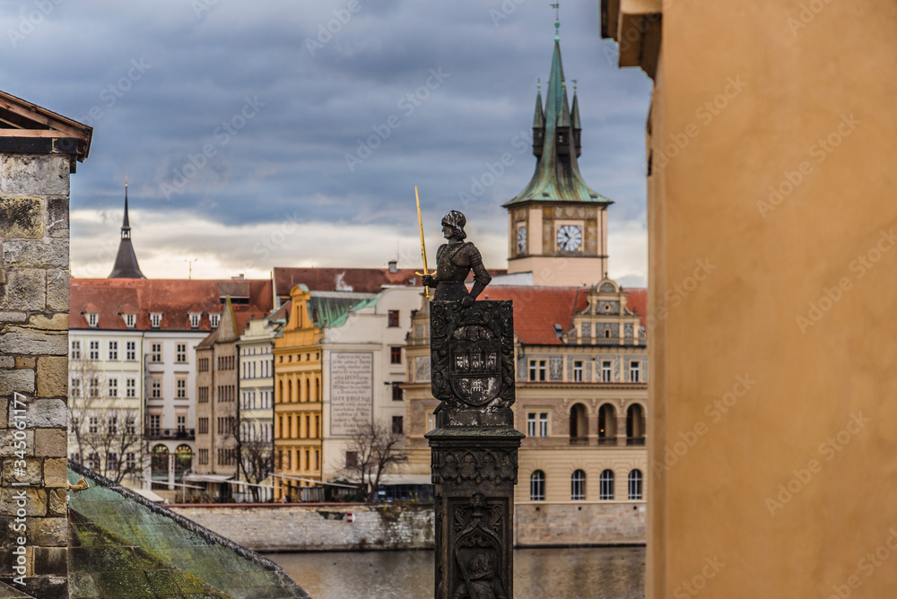 Obraz premium Old Town View from Charles Bridge