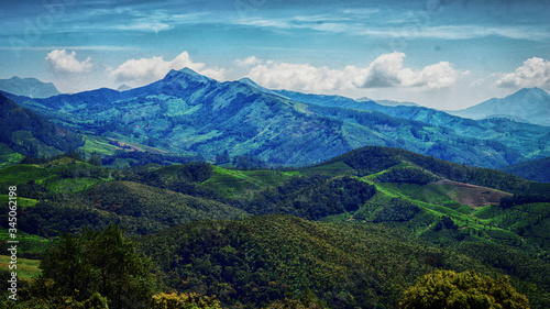 Beautiful mountain landscape in summer