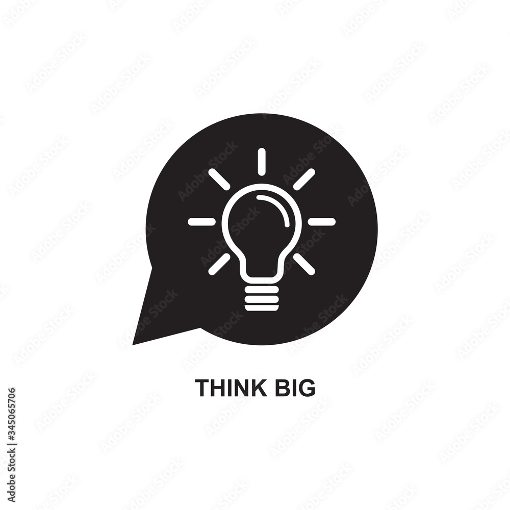 THINK BIG ICON , CREATIVE ICON THINK BIG ICON , CREATIVE ICON