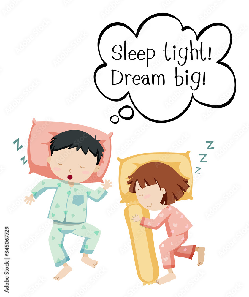 English phrase with people in actions on white background English phrase with people in actions on white background