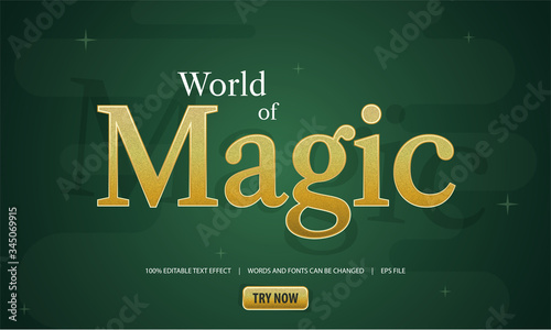 Text Effect - World of Magic