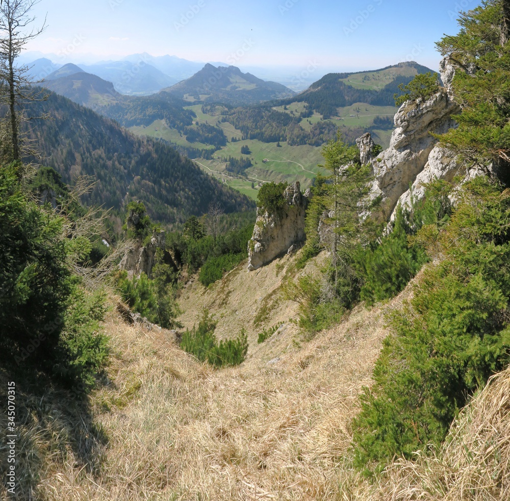 Blick vom Brandelberg Richtung Heuberg