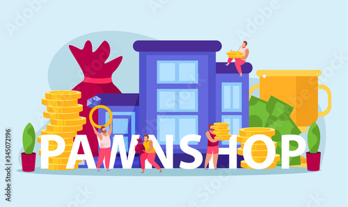 Pawn Shop Text Composition