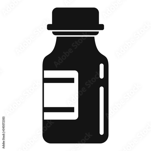 Medical insulin pot icon. Simple illustration of medical insulin pot vector icon for web design isolated on white background