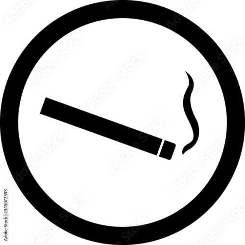 Smoking area allowed vector icon design