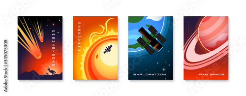 Space Vertical Posters Collection