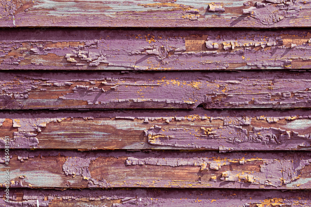 Old wooden planksh paint