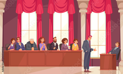 Jury Law Justice Composition