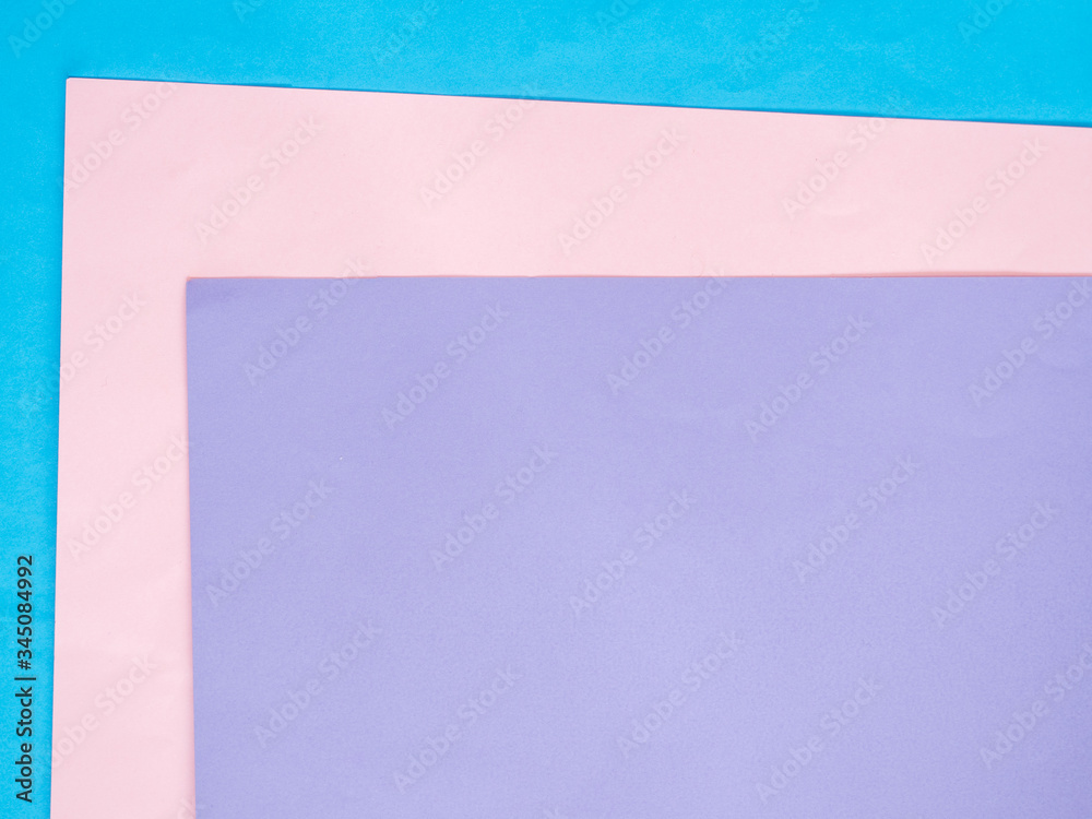 Three color background with copy space