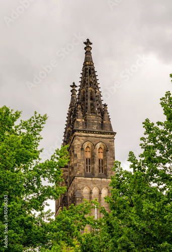 view in the Architectural temple, Prague, Czech Republic,