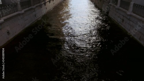 Wallpaper Mural Embankment of the Winter Canal River. St. Petersburg. Russia. Torontodigital.ca