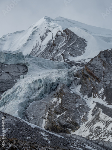 View of the pass Thorang La...