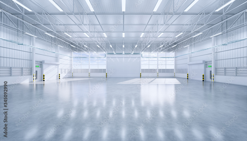 Fototapeta 3d rendering hangar