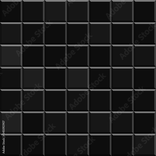 Square background mosaic, ceramics. Abstract pixels. gray Ceramic tiles. Wall texture. Texture for tiles