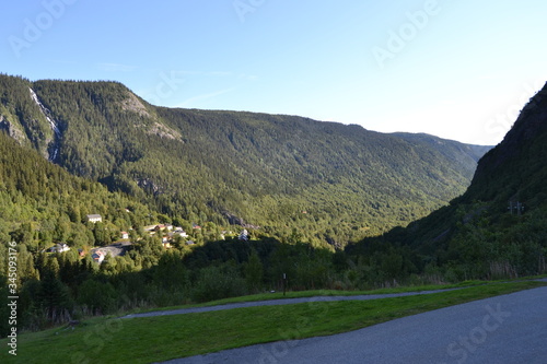 Rjukan valley as seen from power station Vemork. photo