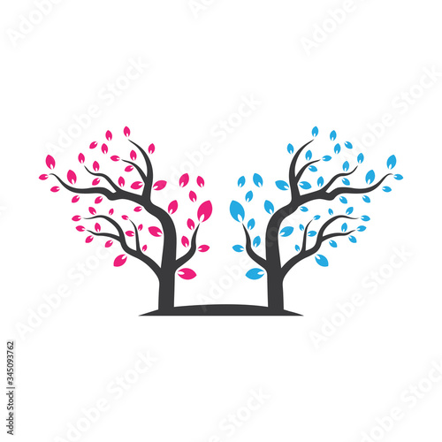 Vector branch , Hand drawn illustration of tree branch design template