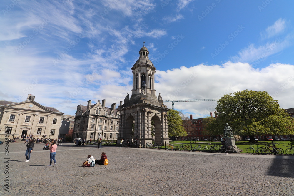 Campeline in Trinity College outside grounds, Dublin