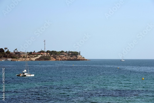 View of Cabo Roig in Orihuela Costa. Spain