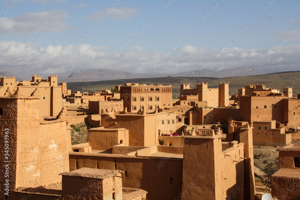 A residence built in Morocco made out of clay