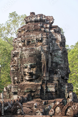 A Face at Bayon Temple In Angkor Wat, Cambodia © Till