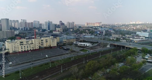 view of the city of Kyiv Ukraine