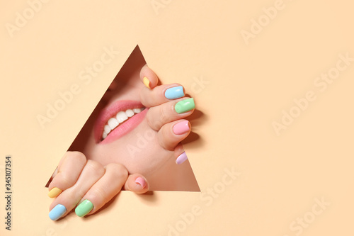 Young woman with beautiful ...